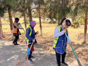 Şirvan şəhərində növbəti iməcilik təşkil olunub.