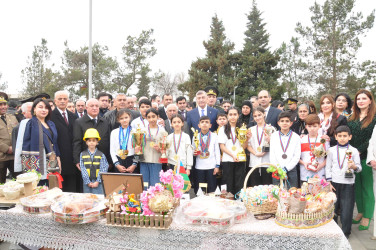 Şirvanda Novruz bayramı münasibətilə ümumşəhər tədbiri keçirilib.
