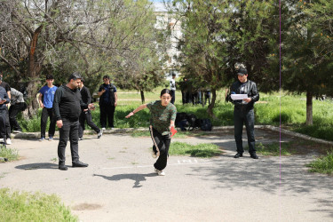 Şirvanda “Şahin” hərbi-idman oyunları üzrə şəhər birinciliyi keçirilib.