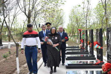 2016-cı ilin Aprel döyüşlərində şəhidlik zirvəsinə ucalan Ərəbli Rahil Rafiq oğlunun doğum günü qeyd edilib.