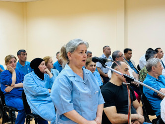 Şirvan Şəhər İcra Hakimiyyətinin başçısı İlqar Abbasov növbəti səyyar görüş keçirib.