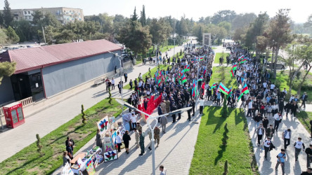 Şirvanda Zəfər yürüşü keçirilib.