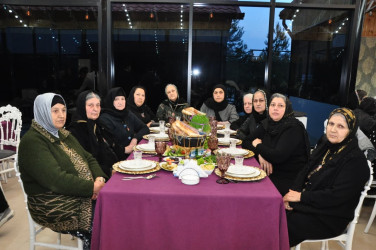 Şirvanda iftar süfrəsi təşkil olunub.
