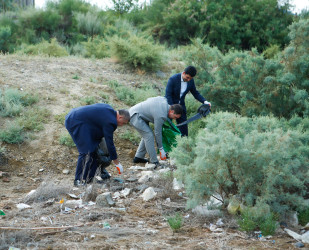 Şirvanda növbəti təmizlik aksiyası keçirilib 05.08.2023