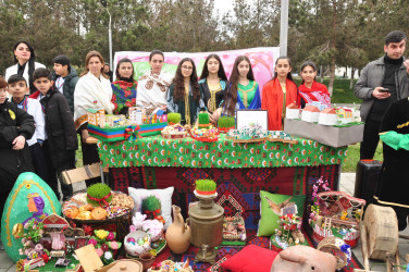 Şirvanda Novruz bayramı münasibətilə ümumşəhər tədbiri keçirilib.
