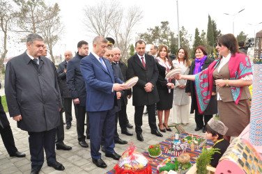 Şirvanda Novruz bayramı münasibətilə ümumşəhər tədbiri keçirilib.