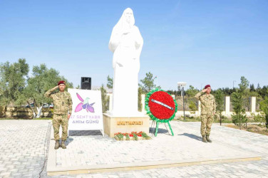 Şirvan şəhərində 27 Sentyabr – Anım Gününə həsr olunmuş tədbir keçirilib.