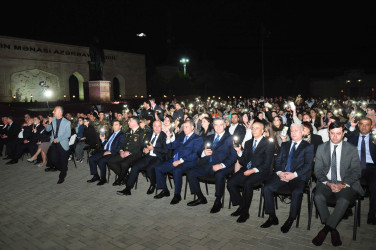 Şirvanda Ümummilli lider, Ulu Öndər Heydər Əliyevin anadan olmasının 103 illiyinə həsr olunmuş konsert təşkil edilib.