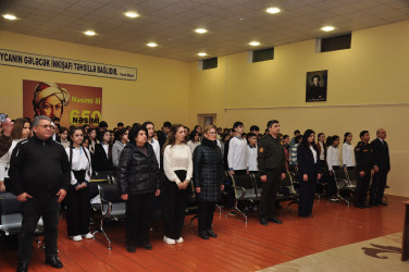 Şirvanda 1 Mart – Ümumdünya Mülki Müdafiə Günü ilə əlaqədar tədbir keçirilib.