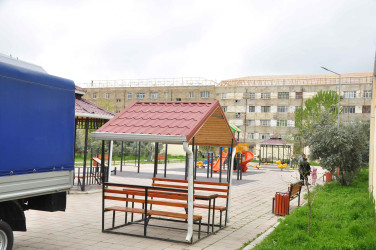 Şirvanda “Şəhərsalma və Memarlıq İli” çərçivəsində görülən abadlıq işləri davam etdirilir.