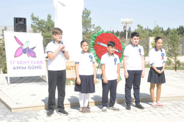Şirvan şəhərində 27 Sentyabr – Anım Gününə həsr olunmuş tədbir keçirilib.
