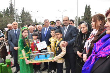Şirvanda Novruz bayramı münasibətilə ümumşəhər tədbiri keçirilib.