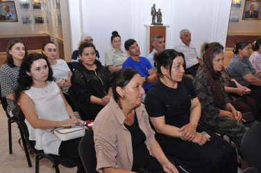 Şirvanda “Himayədar ailə” qayğı modelinin təbliği məqsədilə ictimai dinləmə keçirilib.