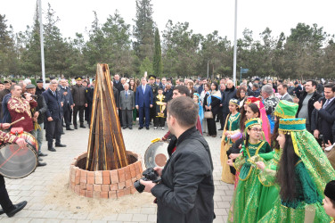 Şirvanda Novruz bayramı münasibətilə ümumşəhər tədbiri keçirilib.