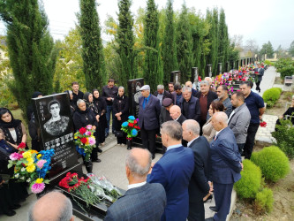 Şirvanda şəhid Elvin Şıxəliyevin xatirəsi anılıb.