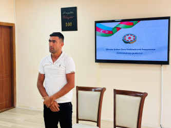 Şirvan Şəhər İcra Hakimiyyətinin başçısı İlqar Abbasov növbəti vətəndaş qəbulu keçirib.
