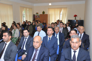 Şirvanda vətəndaşlarla növbəti görüş keçirilib.
