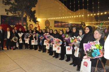 Şirvanda Beynəlxalq Qadınlar Günü münasibətilə şəhid anaları ilə görüş keçirilib, onlar üçün iftar süfrəsi təşkil olunub.