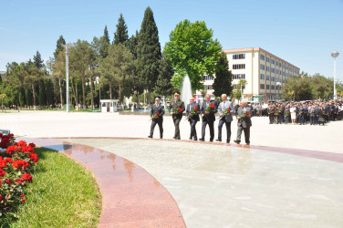Şirvanda Ümummilli lider, Ulu Öndər Heydər Əliyevin anadan olmasının 103 illiyi münasibətilə xatirəsi anılıb.