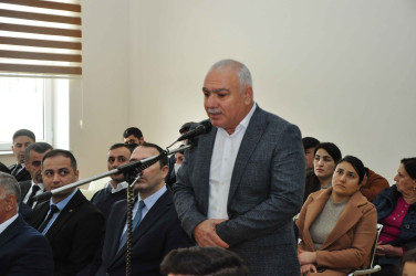 Şəhər İcra Hakimiyyətinin başçısı İlqar Abbasov növbəti səyyar görüş keçirib.