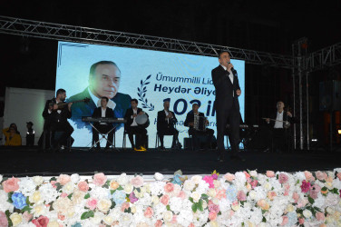 Şirvanda Ümummilli lider, Ulu Öndər Heydər Əliyevin anadan olmasının 102-ci ildönümünə həsr olunmuş konsert təşkil edilib.