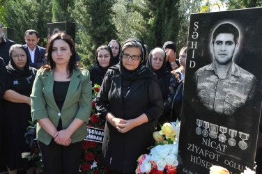 Şirvanda şəhid Nicat Hüseynovun xatirəsi anılıb.