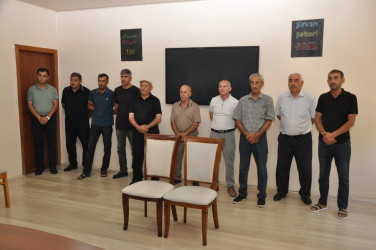 Şirvan Səhər İcra Hakimiyyətinin başçısı İlqar Abbasov vətəndaş qəbulu keçirib.