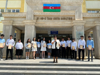 Şirvan Şəhər İcra Hakimiyyətinin başçısı İlqar Abbasov “Son zəng” tədbirində iştirak edib.
