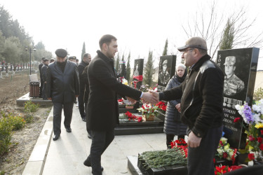 Şirvanda Vətən müharibəsinin şəhidi Vəliyev Şəmsəddin Aqil oğlunun doğum günü qeyd olunub.