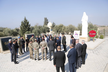 Vətən müharibəsi şəhidi Amal Alışanlının anım günü qeyd edilib.