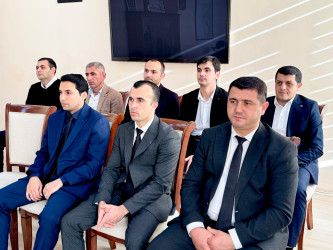 Şirvan Şəhər İcra Hakimiyyətində “Dövlət qulluqçularının etik davranış qaydaları” mövzusunda tədbir keçirilib.