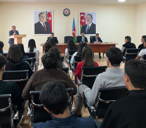 Şirvanda “Gənclər narkomaniyaya yox deyir” mövzusunda tədbir keçirilib.