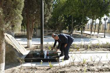 Şirvan Şəhər İcra Hakimiyyətinin başçısı avqust ayının sonuncu cümə axşamı Şəhidlər Xiyabanını ziyarət edib, şəhid ailələri ilə görüşüb.