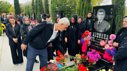 Şirvanda Vətən müharibəsi şəhidi Namiq Xəlilovun xatirəsi anılıb.