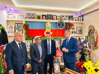 Şirvanda “27 sentyabr - Anım Günü” ərəfəsində şəhid ailələri ziyarət olunub.