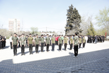 Şirvanda “Şahin” hərbi-idman oyunları üzrə şəhər birinciliyi keçirilib.