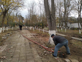 İsmət Qayıbov adına Mədəniyyət və İstirahət Parkında aparılan işlər haqqında məlumat