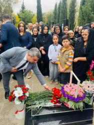 Vətən müharibəsi şəhidi Məharət Həsənovun anım günü qeyd edilib.