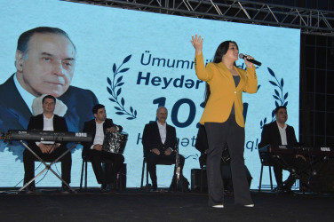 Şirvanda Ümummilli lider, Ulu Öndər Heydər Əliyevin anadan olmasının 102-ci ildönümünə həsr olunmuş konsert təşkil edilib.