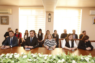 Şirvan Şəhər İcra Hakimiyyətində “Dövlət qulluqçularının etik davranış qaydaları” mövzusunda tədbir keçirilib.