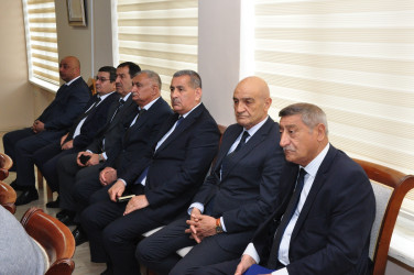Şirvan Səhər İcra Hakimiyyətinin başçısı İlqar Abbasov vətəndaş qəbulu keçirib.