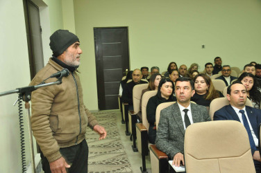 Şəhər İcra Hakimiyyətinin başçısı İlqar Abbasov növbəti səyyar görüş keçirib.