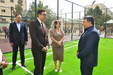 Şirvanda yeni idman zonası istifadəyə verilib.