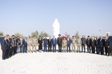 Vətən müharibəsi şəhidi Amal Alışanlının anım günü qeyd edilib.