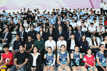 Şirvanda yeniyetmə voleybolçularla görüş keçirilib.