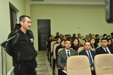 Şəhər İcra Hakimiyyətinin başçısı İlqar Abbasov növbəti səyyar görüş keçirib.