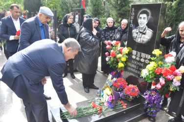 Vətən müharibəsi şəhidi Xəqani Məmmədovun xatirəsi anılıb.