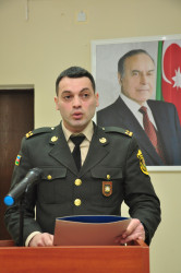 Şirvanda hərbi xidmətə çağırış, azadetmə və möhlət verilmə şərtlərinə dair maarifləndirici tədbir keçirilib.