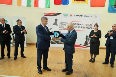 "Shirvan Open 2025" beynəlxalq şahmat festivalına start verilib.