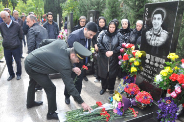 Vətən müharibəsi şəhidi Xəqani Məmmədovun xatirəsi anılıb.